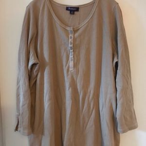 Cute Tan Long sleeve shirt